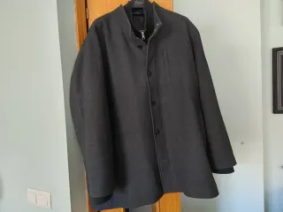 Chaquetón 3/4 negro marengo