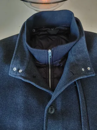 Chaquetón 3/4 negro marengo