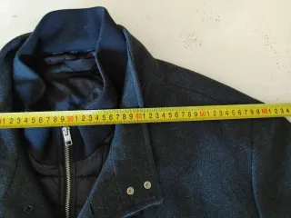 Chaquetón 3/4 negro marengo