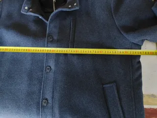 Chaquetón 3/4 negro marengo