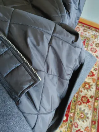 Chaquetón 3/4 negro marengo