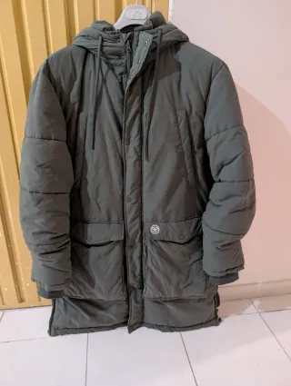 Abrigo largo Silbon verde oliva