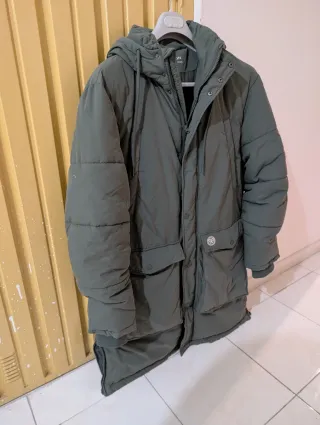 Abrigo largo Silbon verde oliva