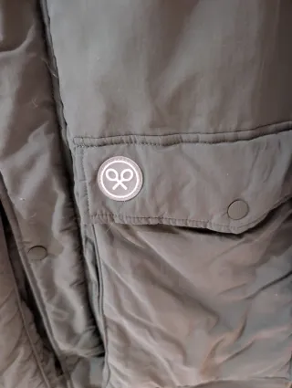 Abrigo largo Silbon verde oliva