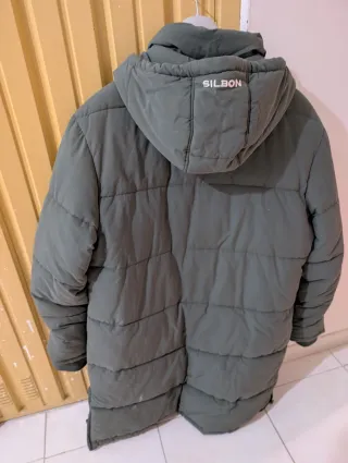 Abrigo largo Silbon verde oliva