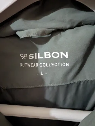 Abrigo largo Silbon verde oliva