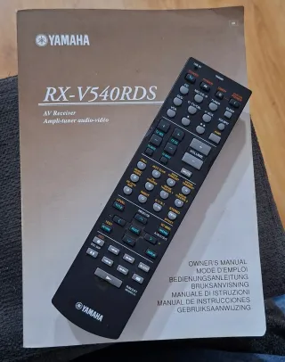 Amplificador Yamaha RX-V540RDS Plata