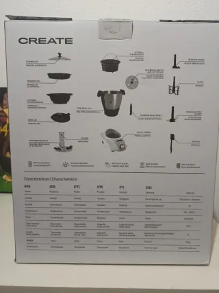 Robot Cocina CREATE Chefbot Compact Vaporera