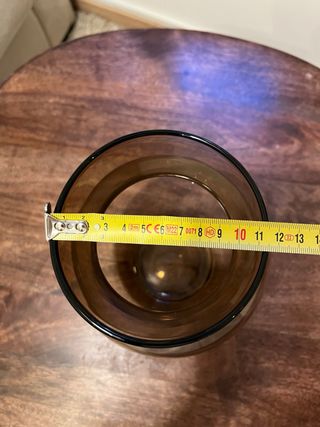 Jarrón Zara Home Cristal Marrón