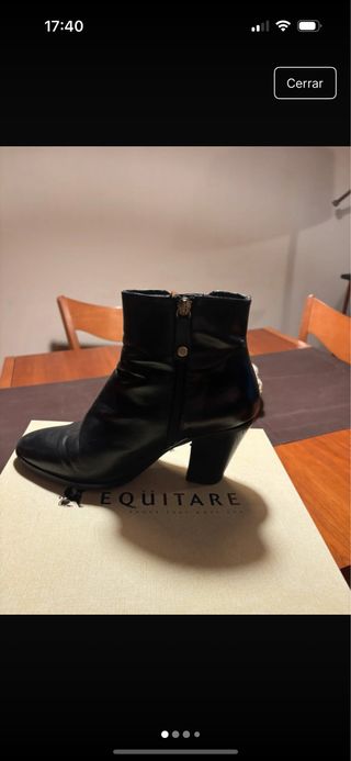 Botín de piel negro EQUITARE
