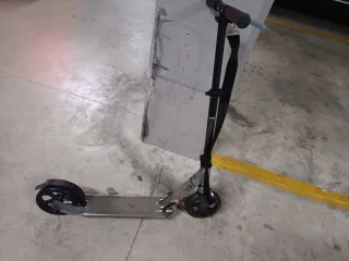 Patinete plegable Oxelo MID9 gris