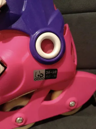 Patines Oxelo Rosas y Morados talla 26-28