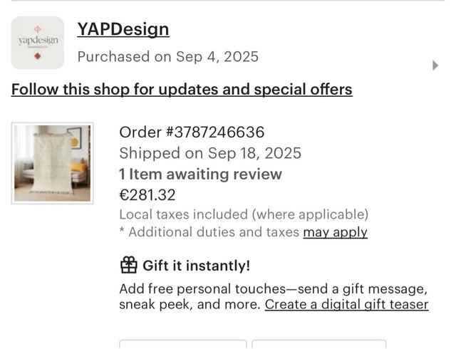 Alfombra Marroquí Lana Artesanal Beige Multicolor