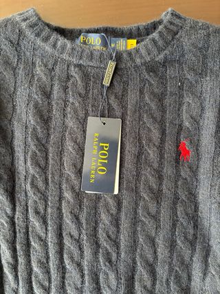 Jersey Polo Ralph Lauren nuevo azul marino .