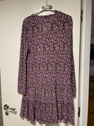 Vestido Mango Talla M Estampado Floral