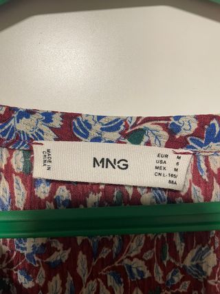 Vestido Mango Talla M Estampado Floral