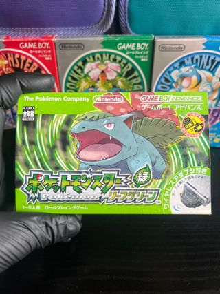 Pokémon Verde Hoja GBA Japonés