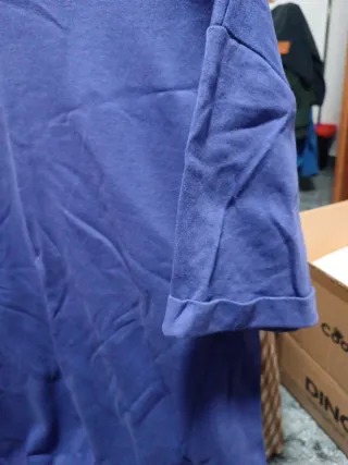 Vestido camiseta azul talla única