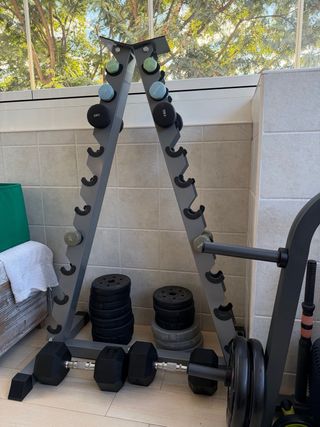 Supporto per accessori da palestra e bande elastiche, 2 supporti