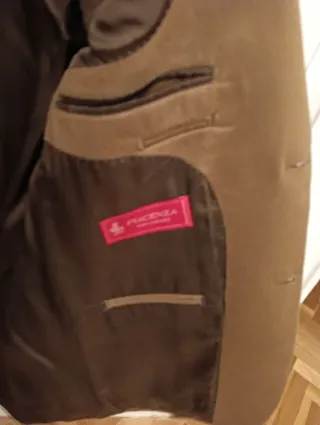 Americana de Cachemira Marrón