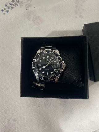 Reloj RICECO Plata/Negro