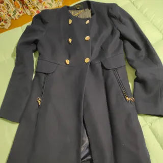 Abrigo azul marino mujer