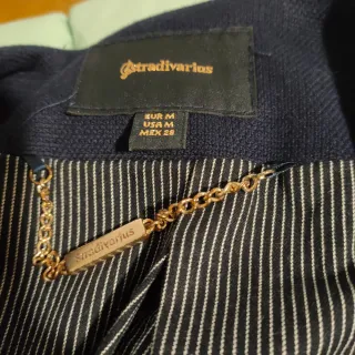 Abrigo azul marino mujer