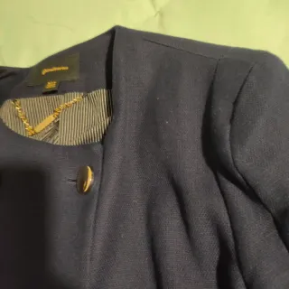 Abrigo azul marino mujer