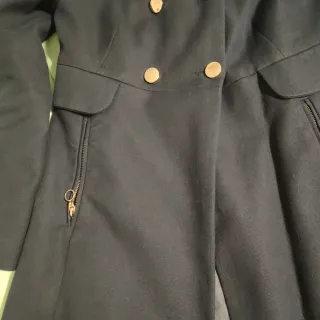 Abrigo azul marino mujer