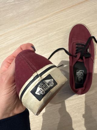 Zapatillas Vans Talla 38 Burdeos