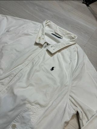 Chaqueta Harrington Ralph Lauren Blanca