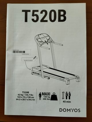 Cinta de Correr Domyos T520B