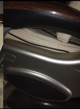 Poltrona Relax Massaggio Beige in Similpelle