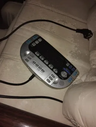 Poltrona Relax Massaggio Beige in Similpelle