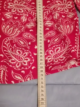 Camicia donna Camomilla tg.S rossa e bianca