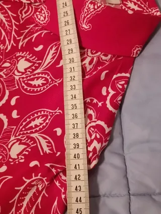 Camicia donna Camomilla tg.S rossa e bianca