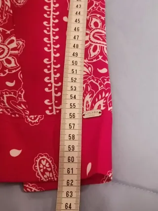 Camicia donna Camomilla tg.S rossa e bianca