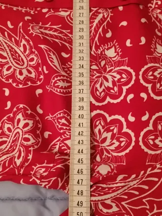 Camicia donna Camomilla tg.S rossa e bianca