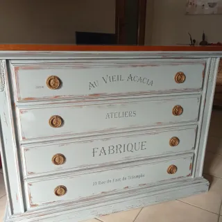 Cassettiera shabby chic