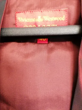 Vivienne Westwood Red Label Top Seda Burdeos