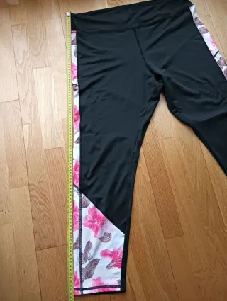 Mallas deportivas Shein curve floral mujer T.4XL