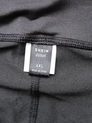 Mallas deportivas Shein curve floral mujer T.4XL