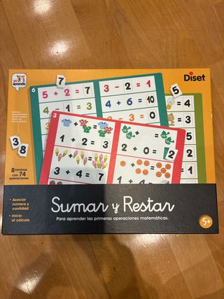 Juego Diset Sumar y Restar 5+