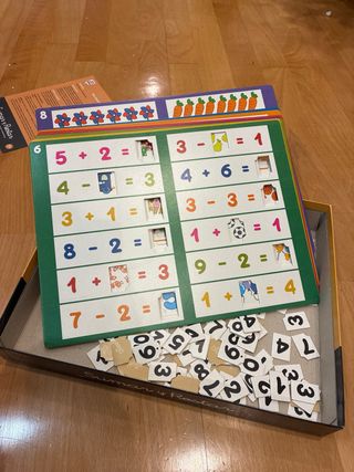 Juego Diset Sumar y Restar 5+