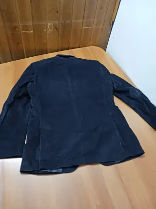 Americana Barreds azul hombre 100%algodón