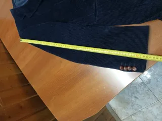 Americana Barreds azul hombre 100%algodón