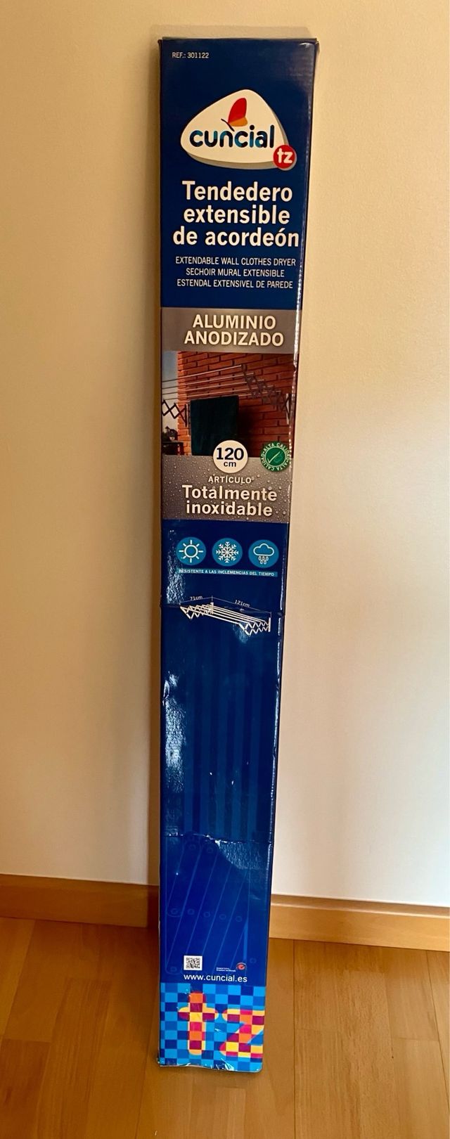 Tendedero Extensible Cuncial 120 cm