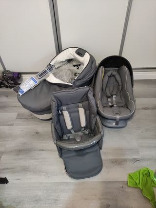 Cochecito Bebecar Gris