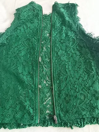 Top fiesta Zara verde