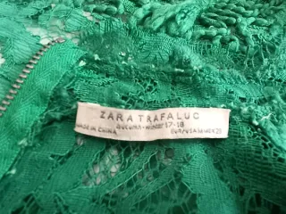 Top fiesta Zara verde